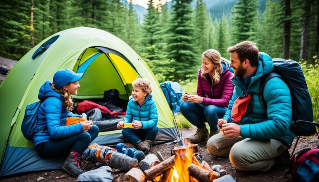 Camping with kids in national parks