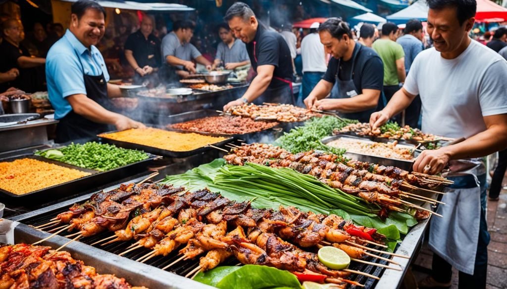 Southeast Asian street food