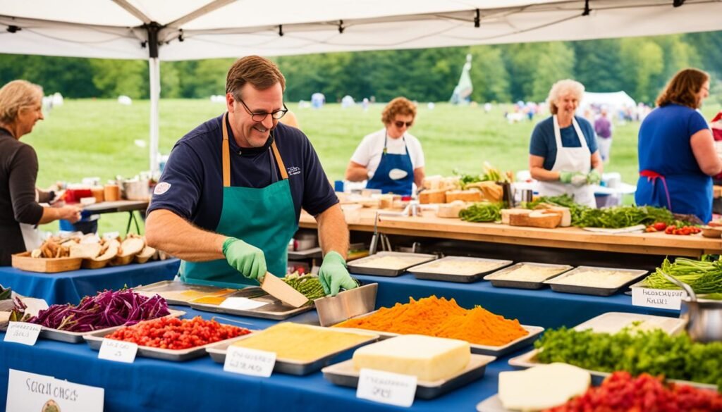 Farmers' market cooking class