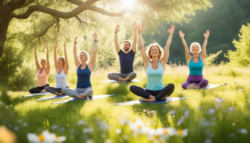 outdoor yoga